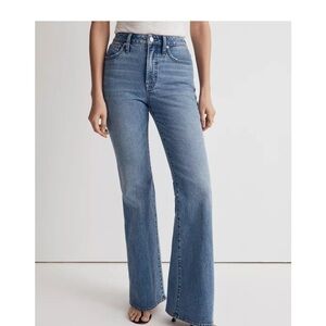 NWT madewell the perfect vintage flare jeans 33